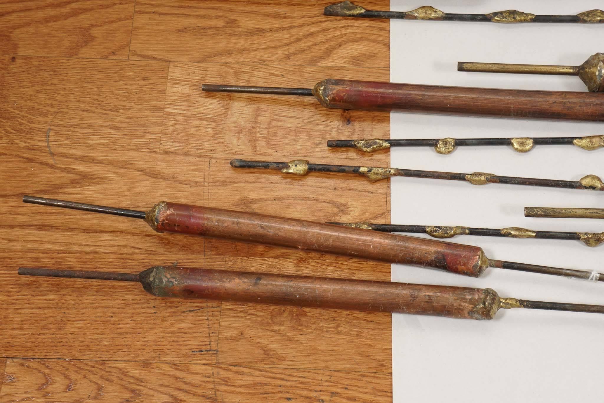 Copper Cattails In Excellent Condition In Hudson, NY