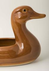 Piero Fornasetti porcelain flower pot "Anitre", Italy circa 1960