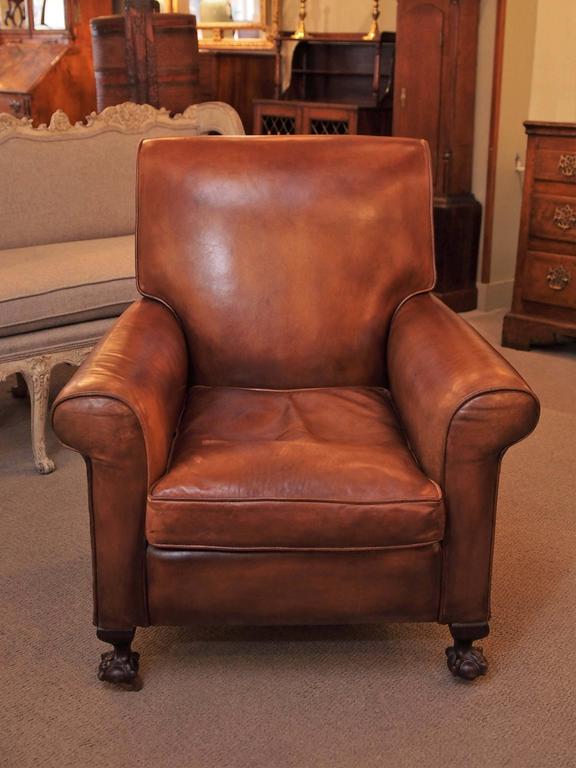 Antique English Club Chair at 1stDibs