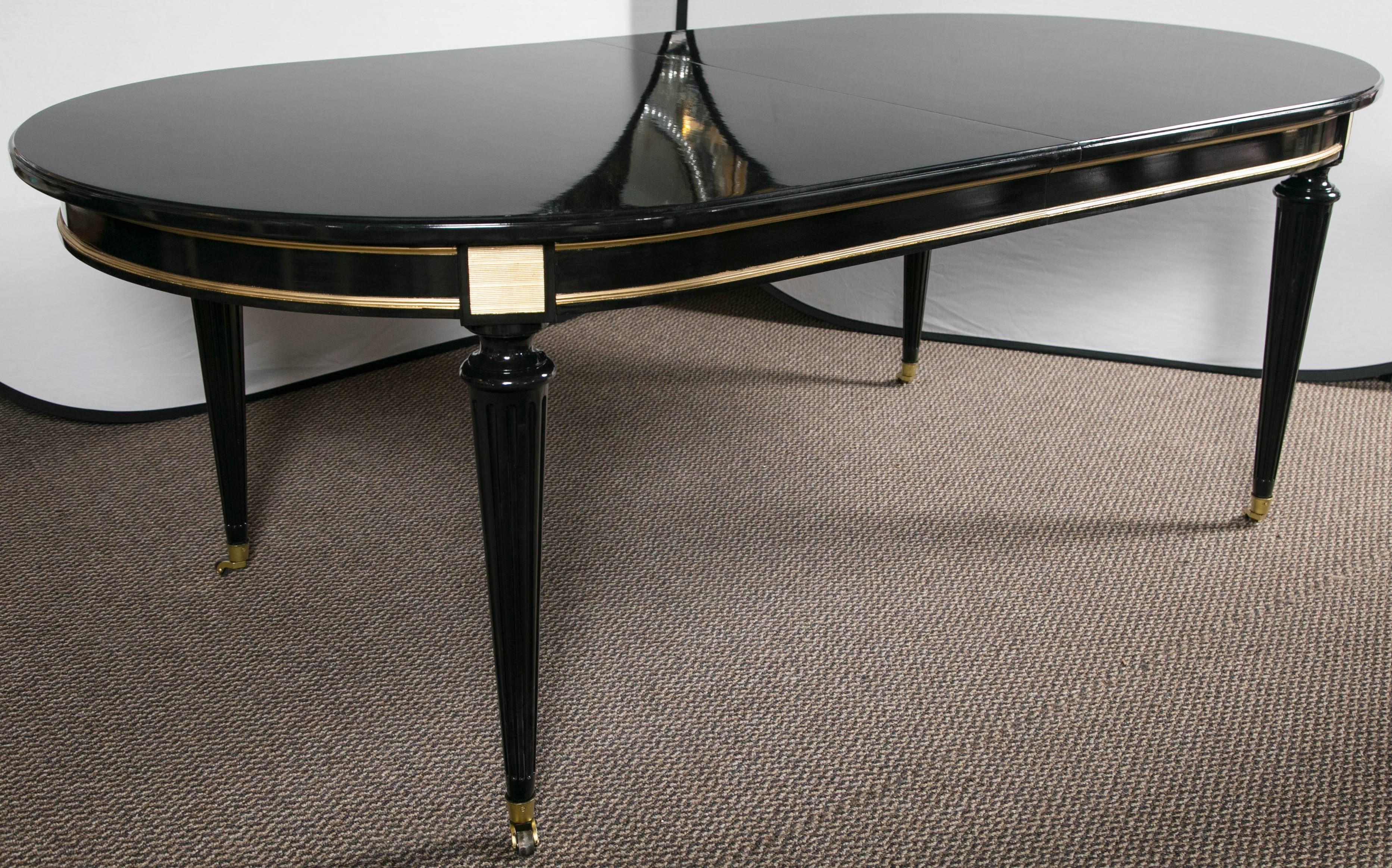 Maison Jansen Steinway Finish Louis XVI Style Dining Table 1