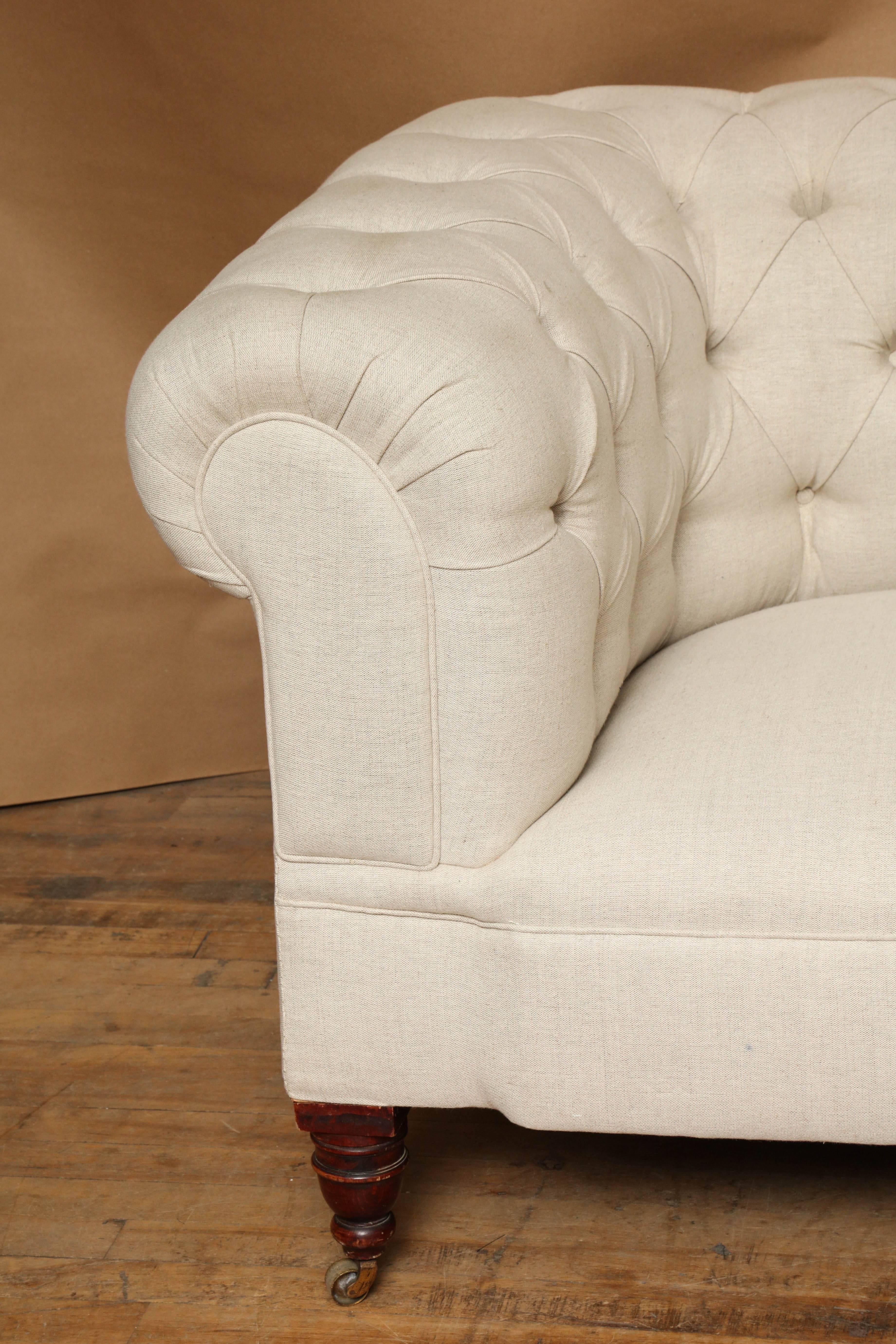 drop arm chesterfield sofa