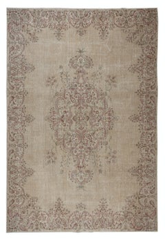 9.7x13.5 ft Vintage Wool Area Rug, Handmade Farmhouse Decor Turkish Carpet
