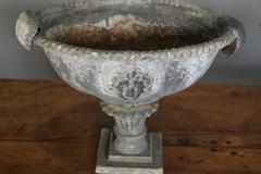 Pair of 19th Century English Lead Urns