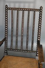 Antique 19th Century Bobbin Library Chair