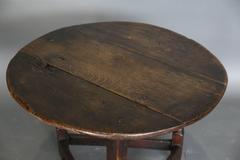 Antique 19th Century Oak Cricket Table