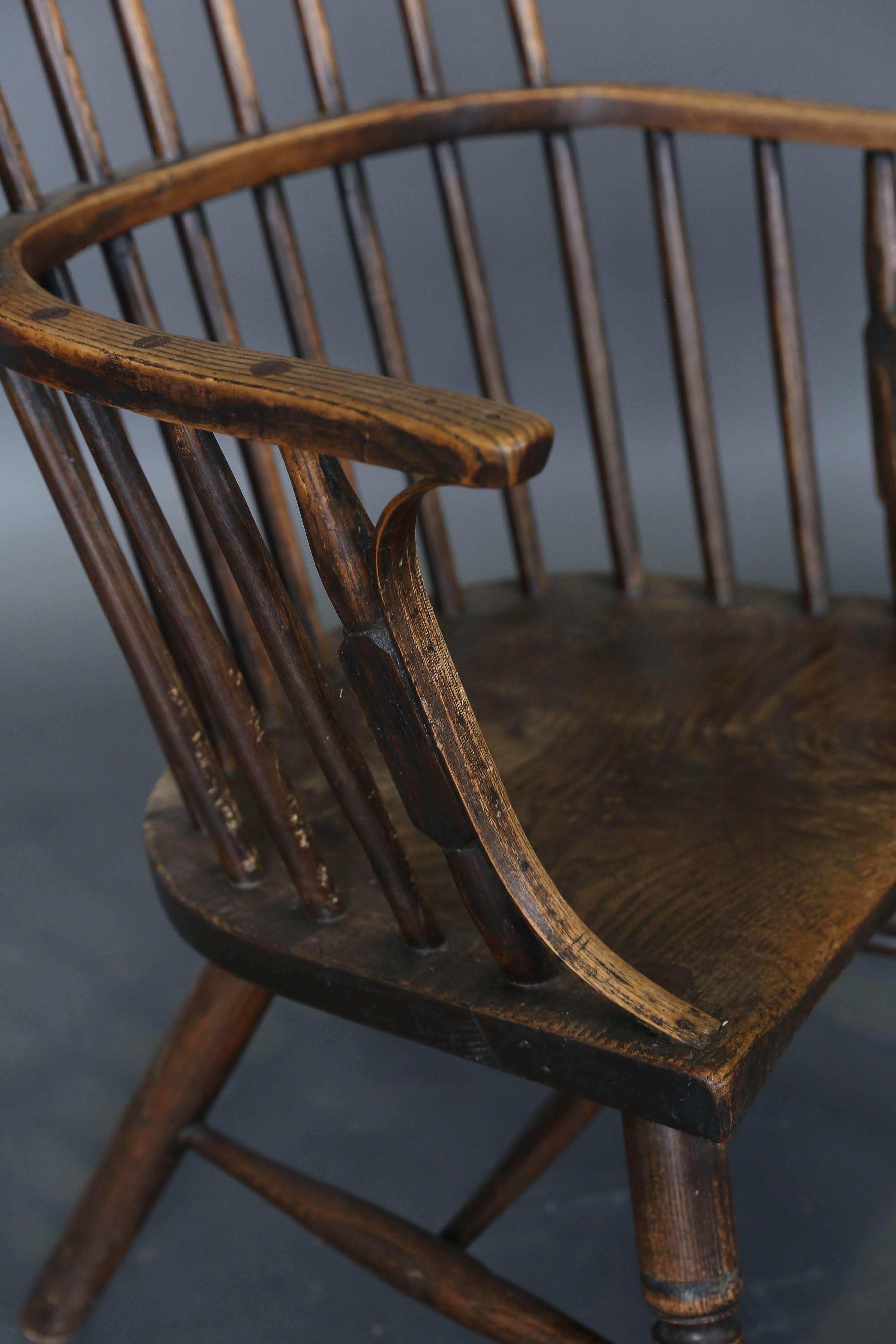 Georgian Antique 18th Century Windsor Stick Chair