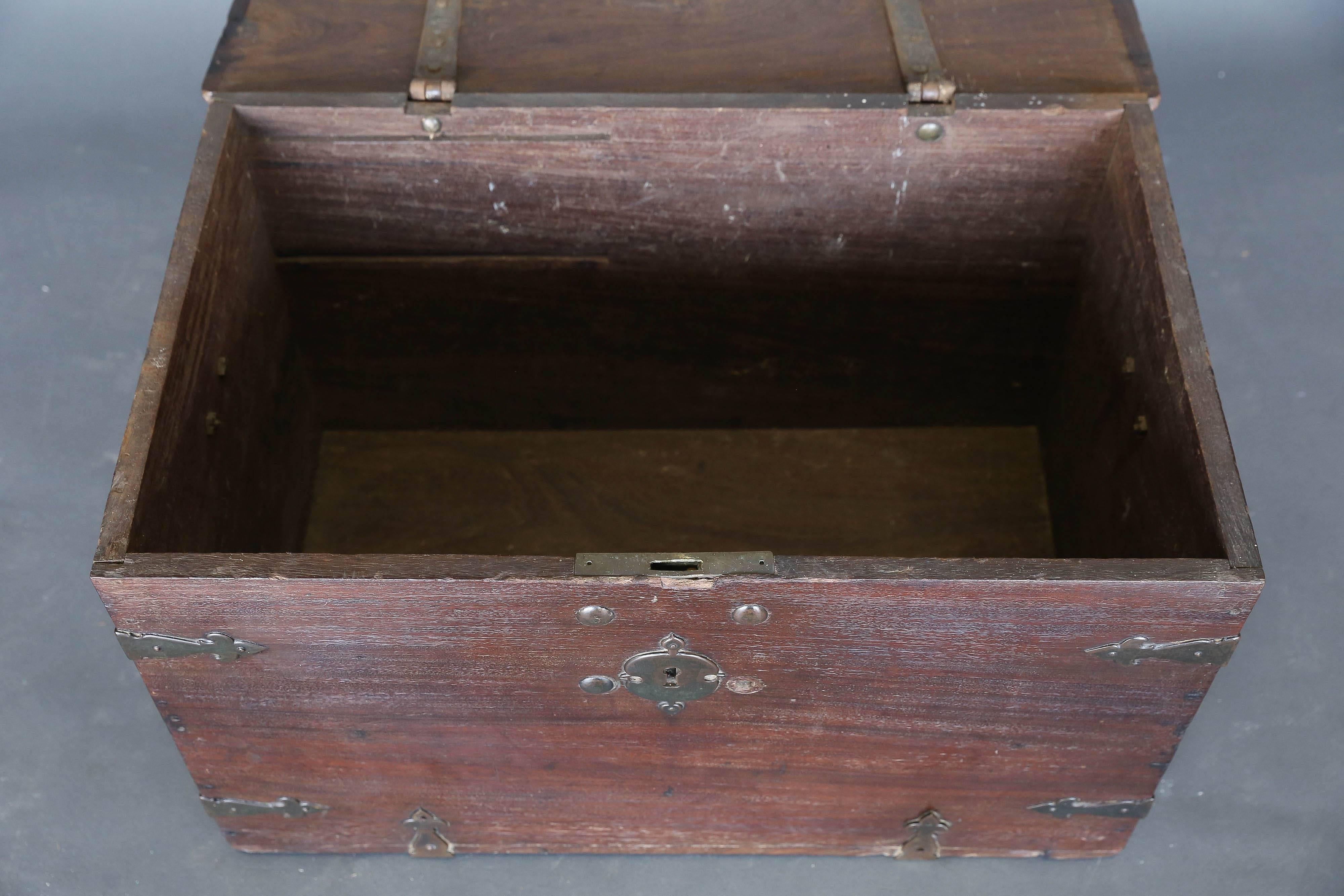 Antique 18th Century Trunk on Stand 1