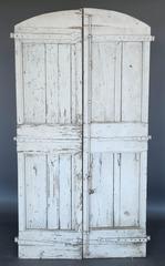 Pair of 18th Century French Shutters with Original Hardware