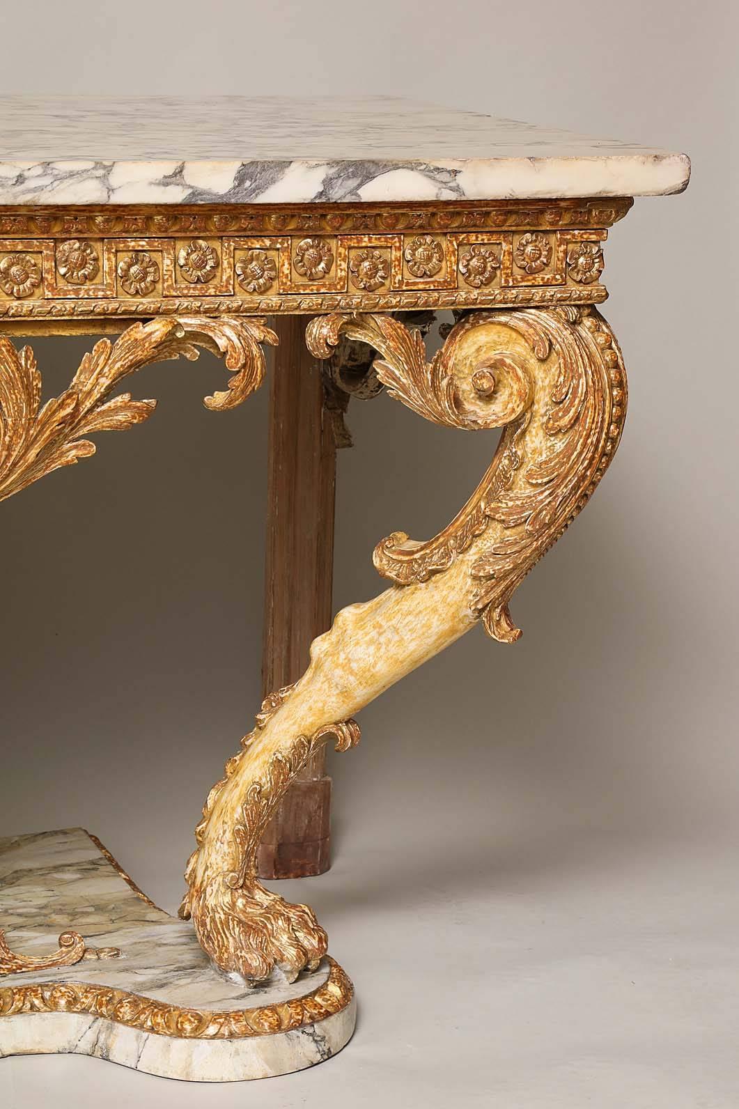 English Important George II Console Table