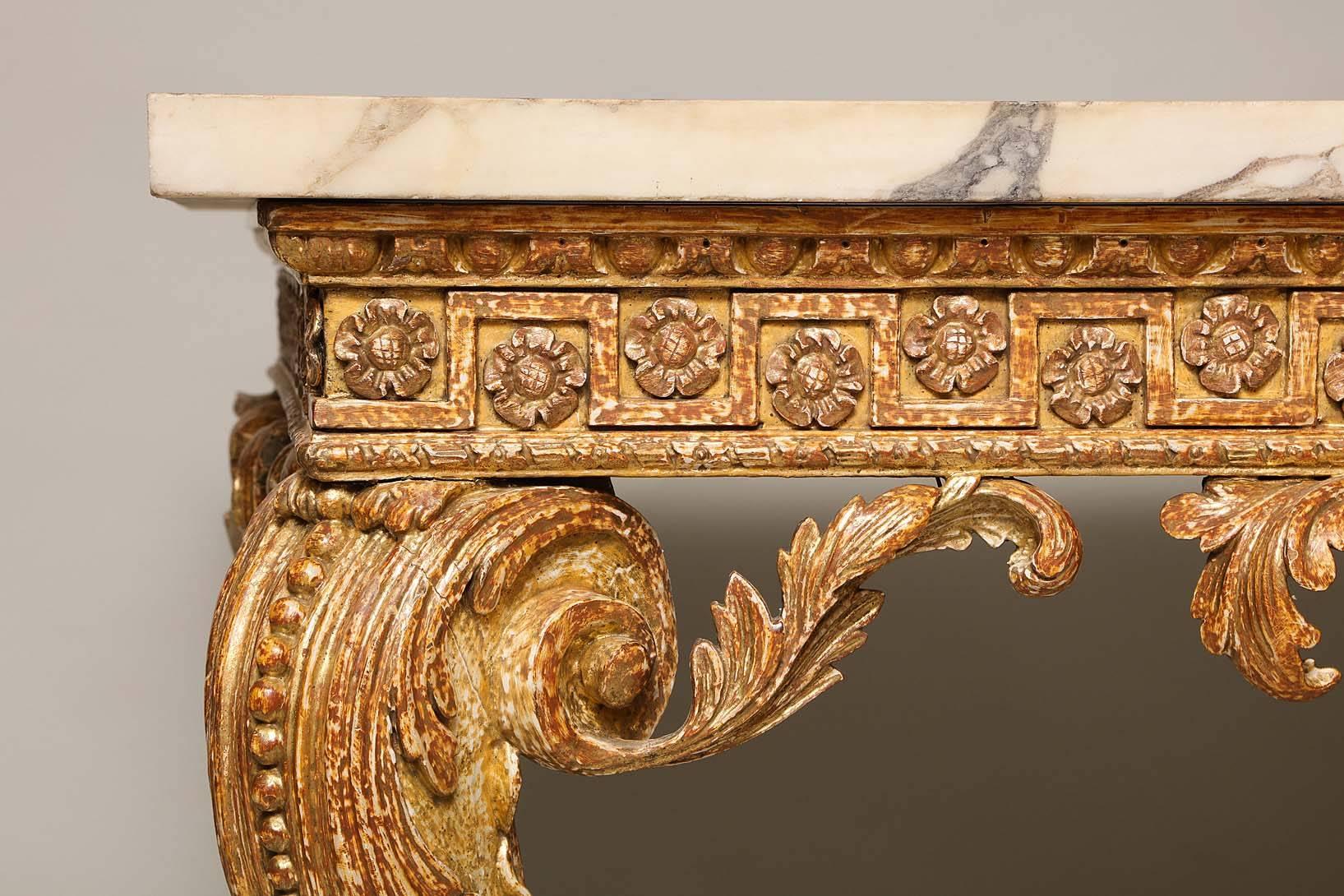 Mid-18th Century Important George II Console Table