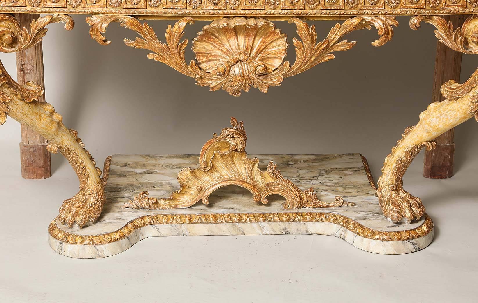 Important George II Console Table 2