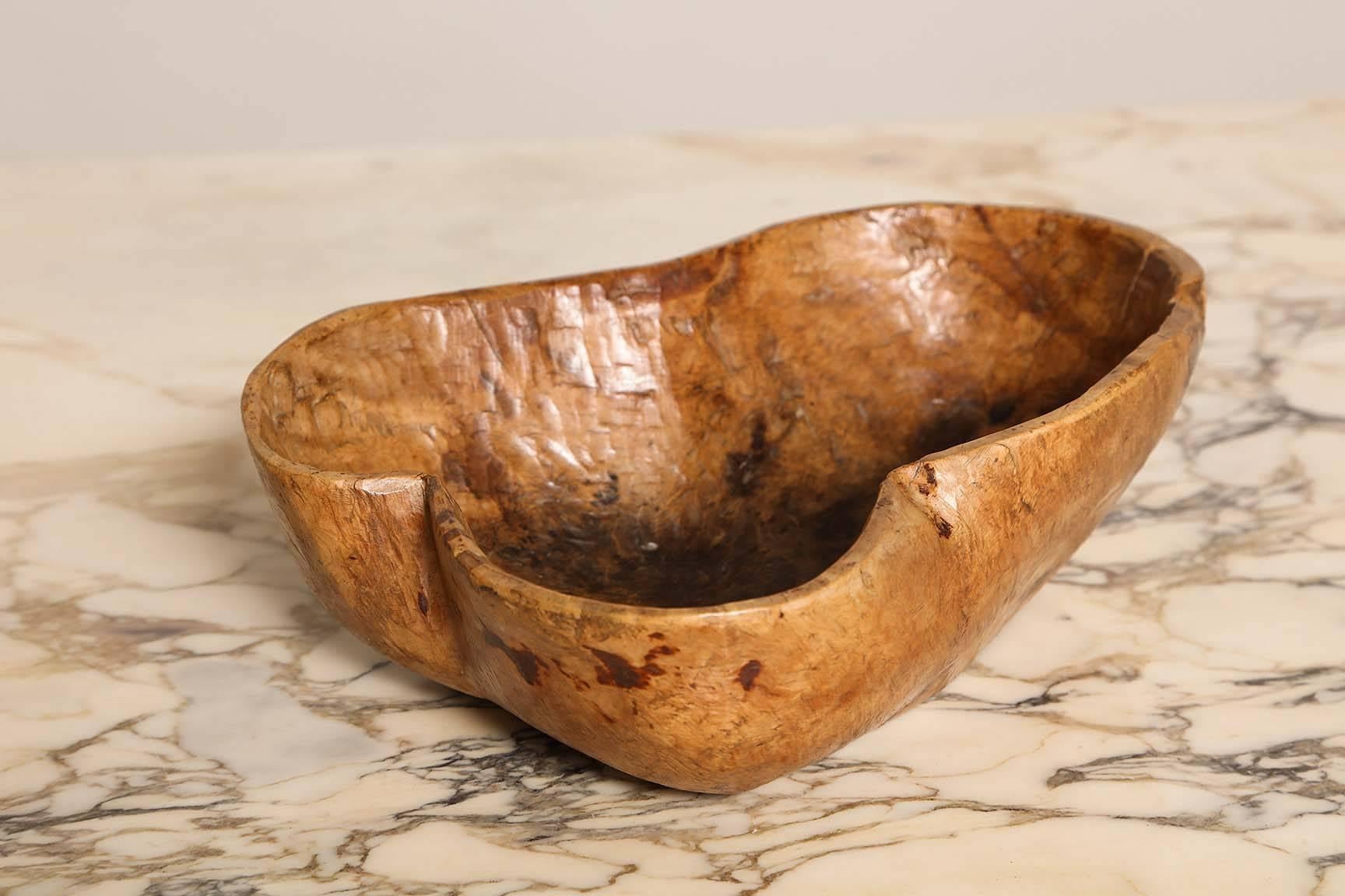 Folk Art Collection of Swedish 18th and 19th Century Burl Bowls