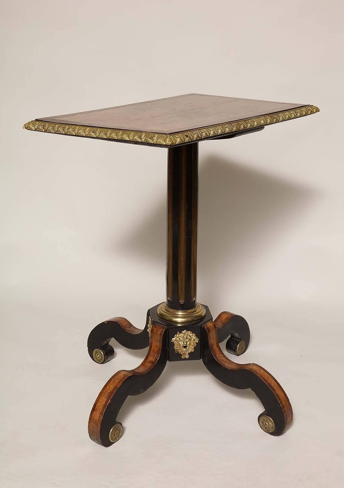 English Regency Table in the Manner of Thomas Parker For Sale 5
