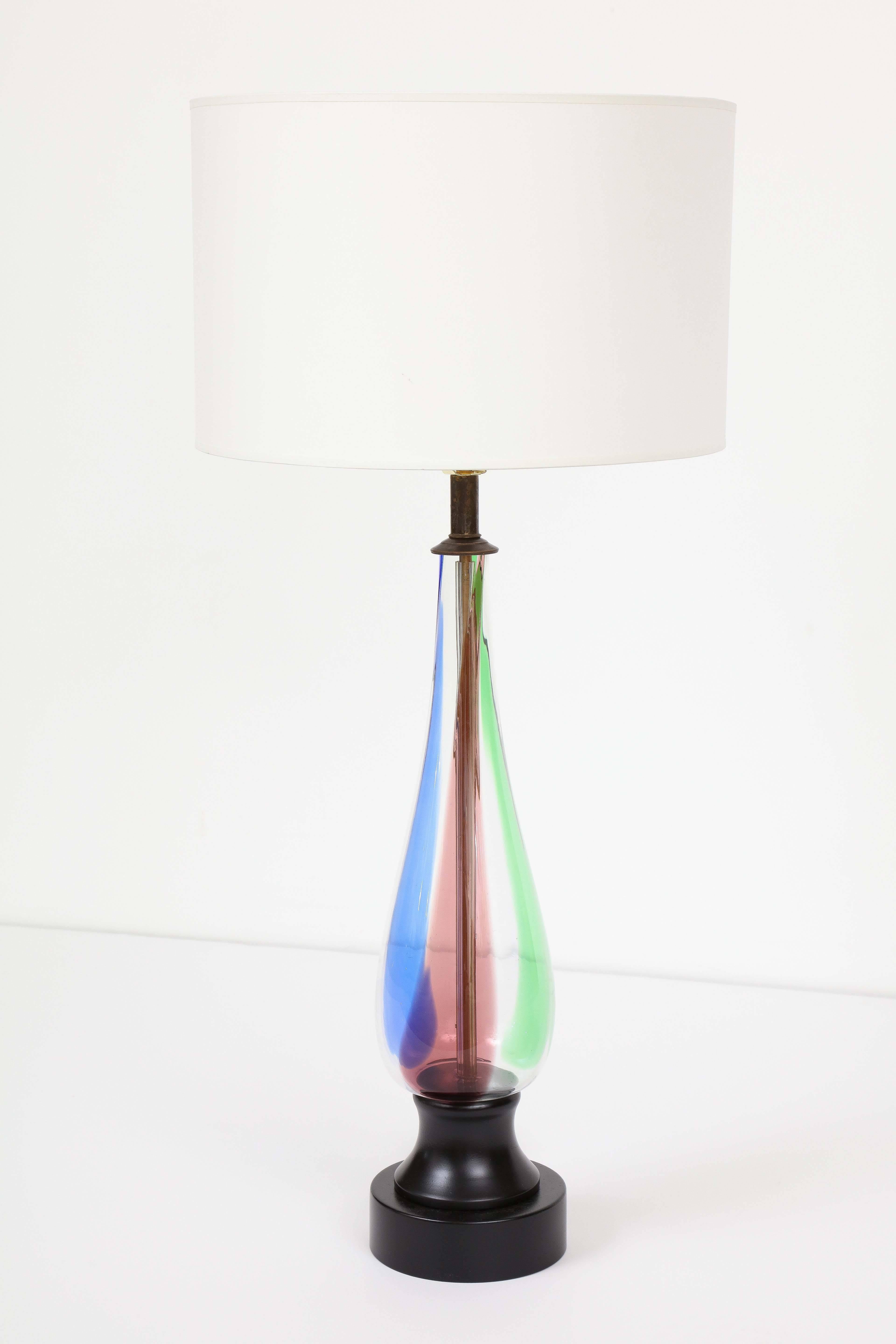 colored glass table lamps