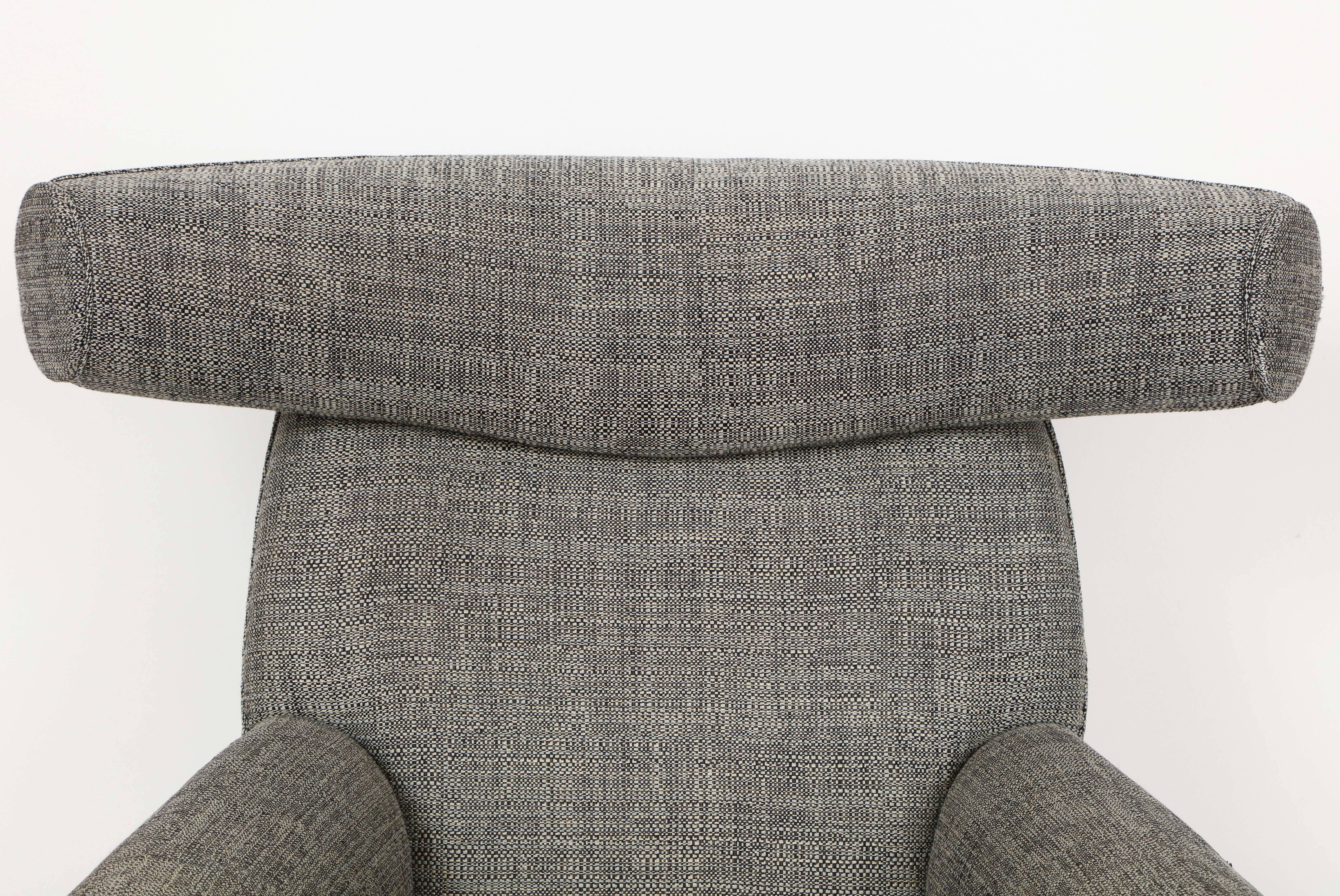 Late 20th Century Ox Chair by Hans Wegner in Romo Fabric