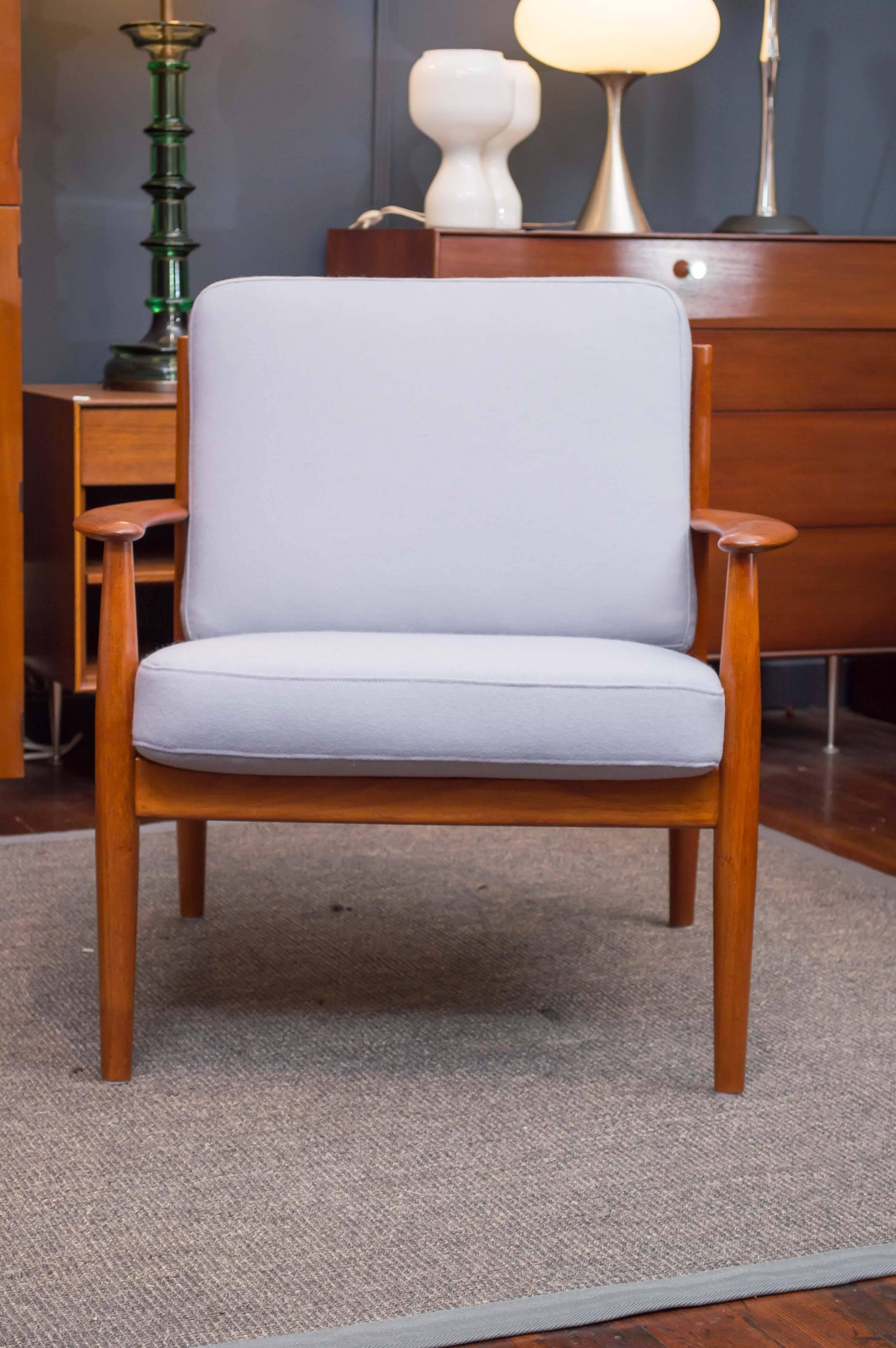 Scandinavian Modern Greta Jalk Danish Lounge Chairs