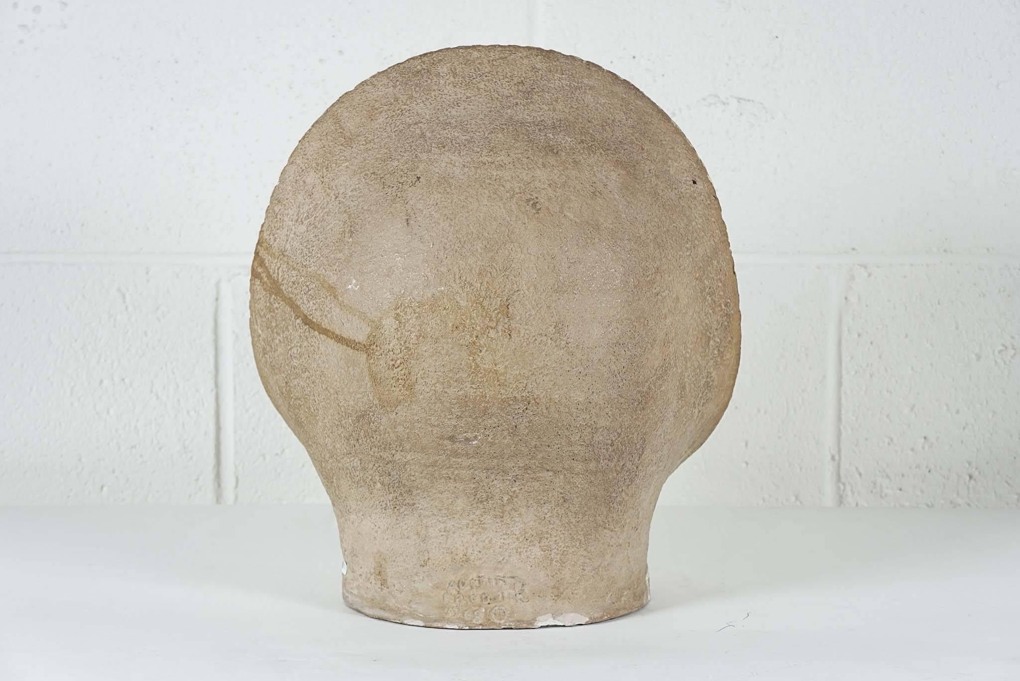 Mid-20th Century Sun Face Ceramic Sculpture by Paul Ballardo For Sale