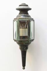 Pair of Exterior Carriage Lights with Vertigris Finish