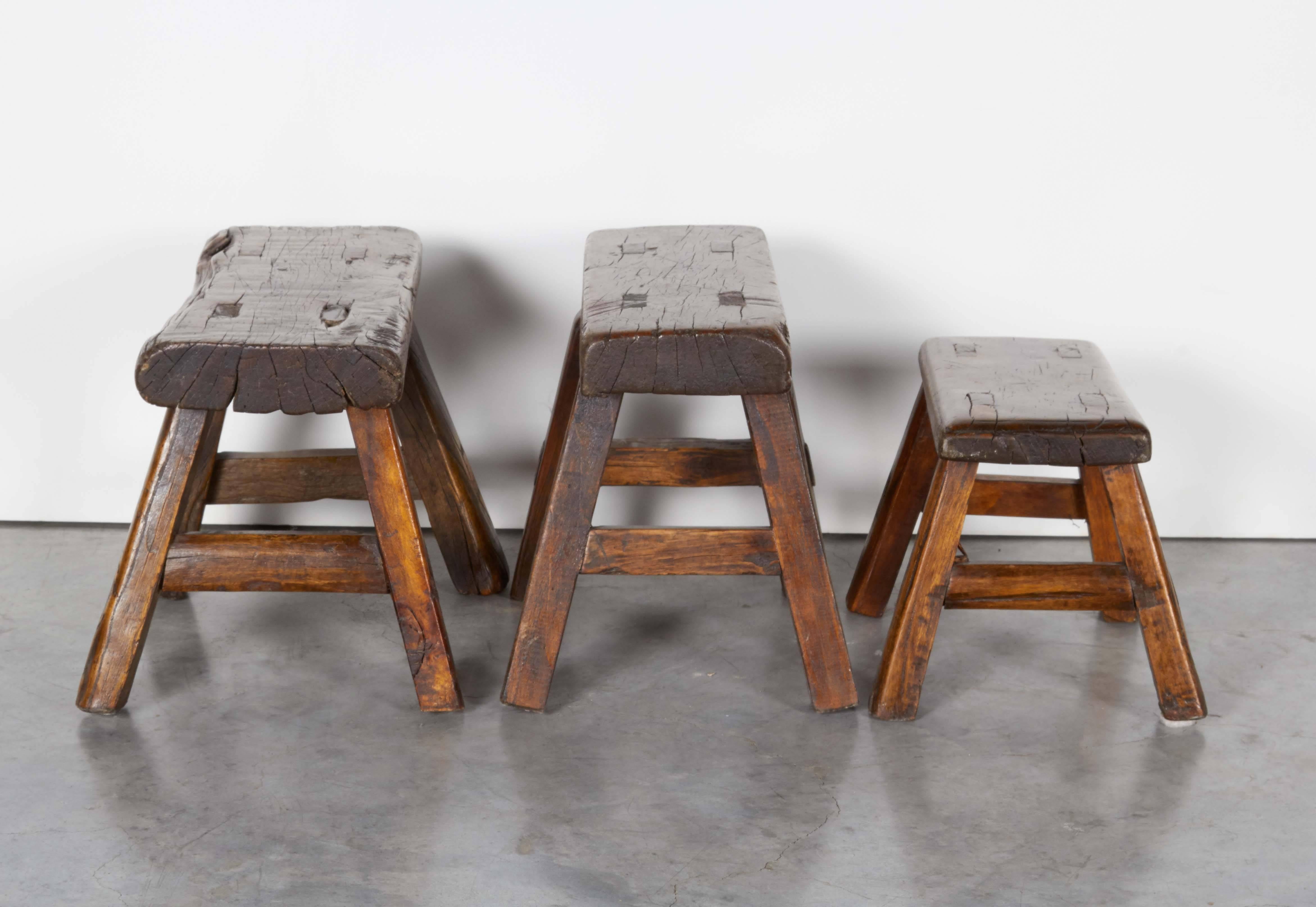 Collection of Small Chinese Stools 1