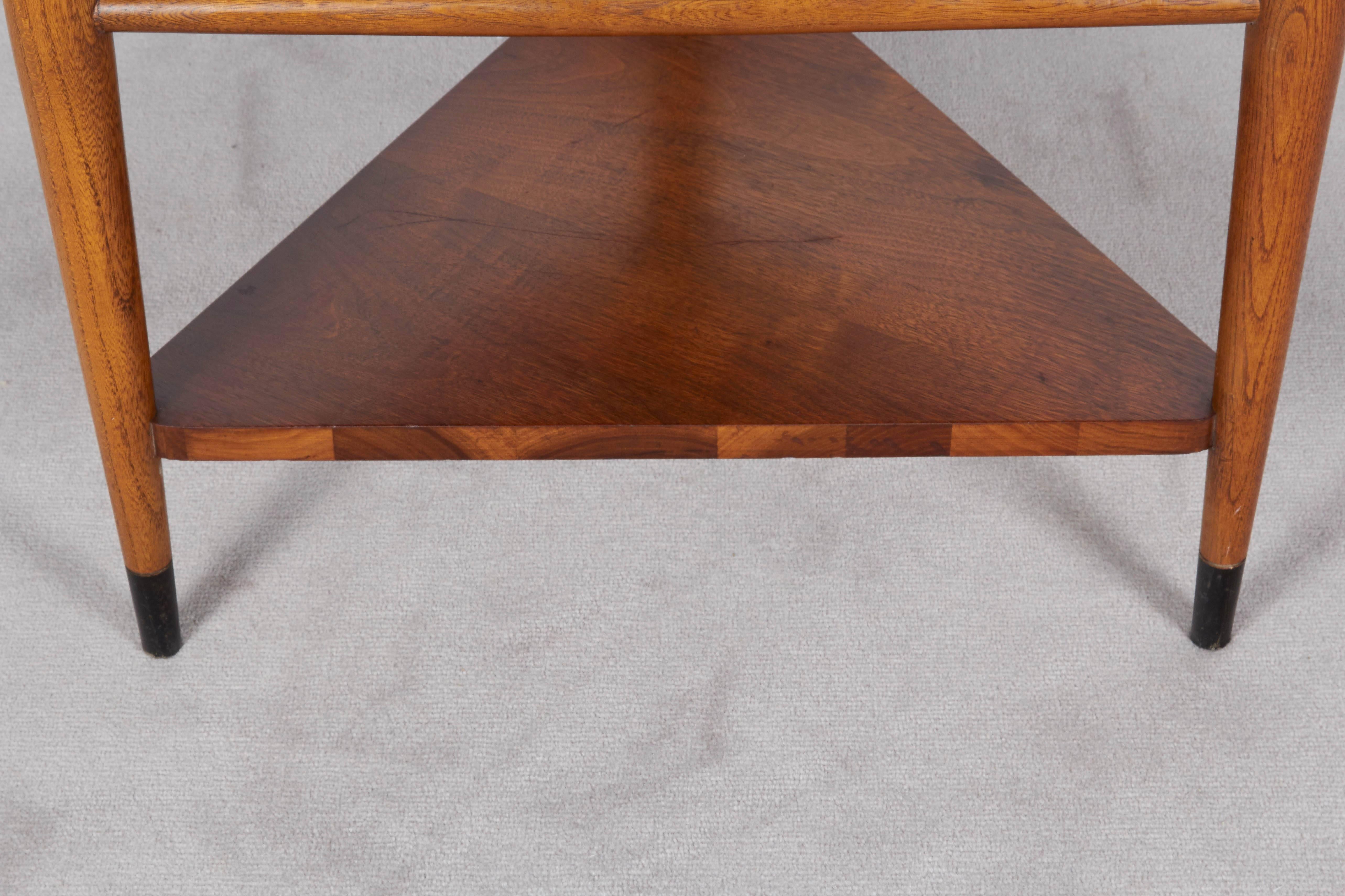 lane triangle end table