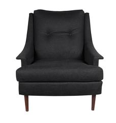 Adrian Pearsall Style Lounge Chair in Grey Flannel Wool