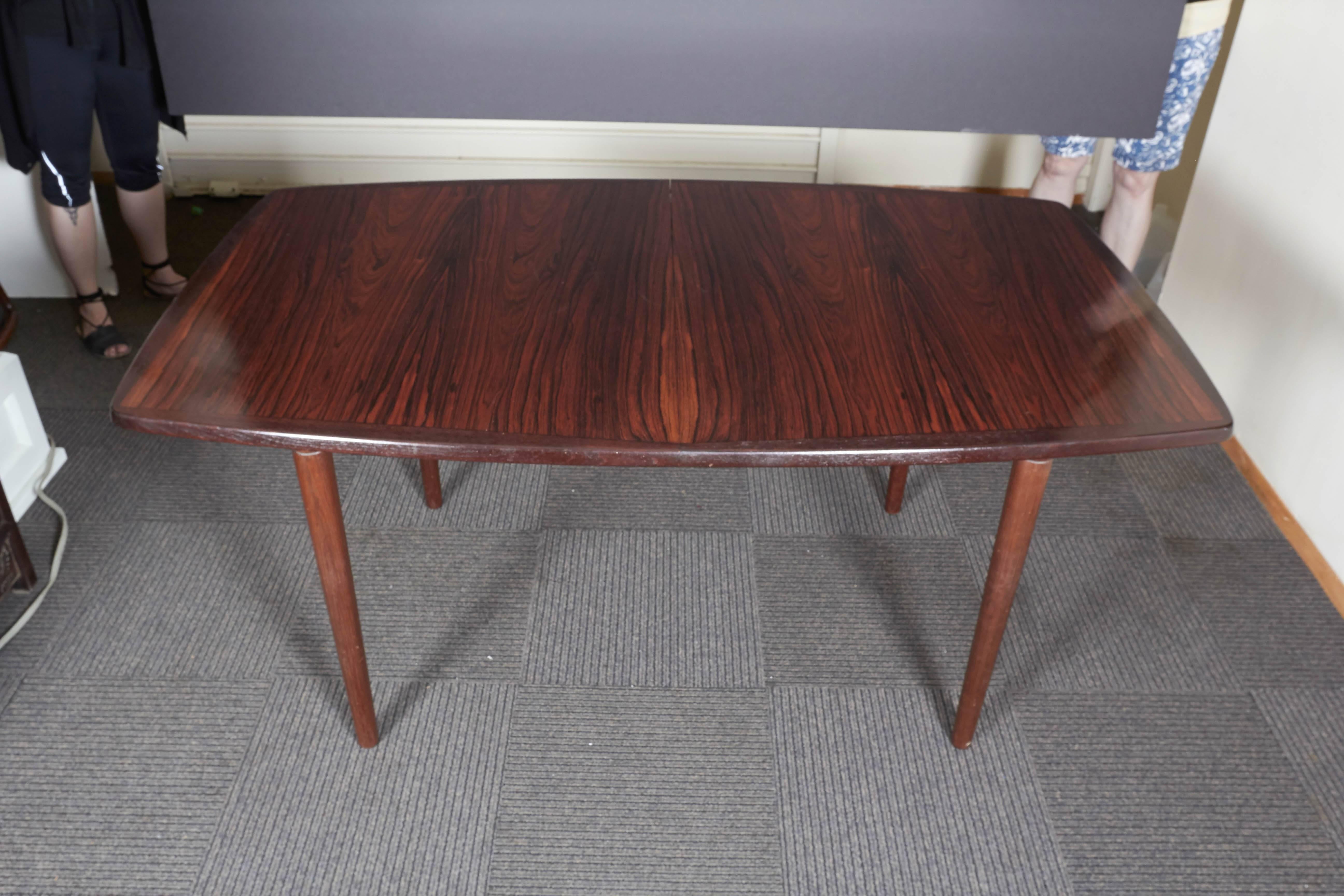 Polished Niels Otto Møller Rosewood Dining Table