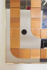 Hal Bienenfeld Quadratischer Op-Art-Spiegel