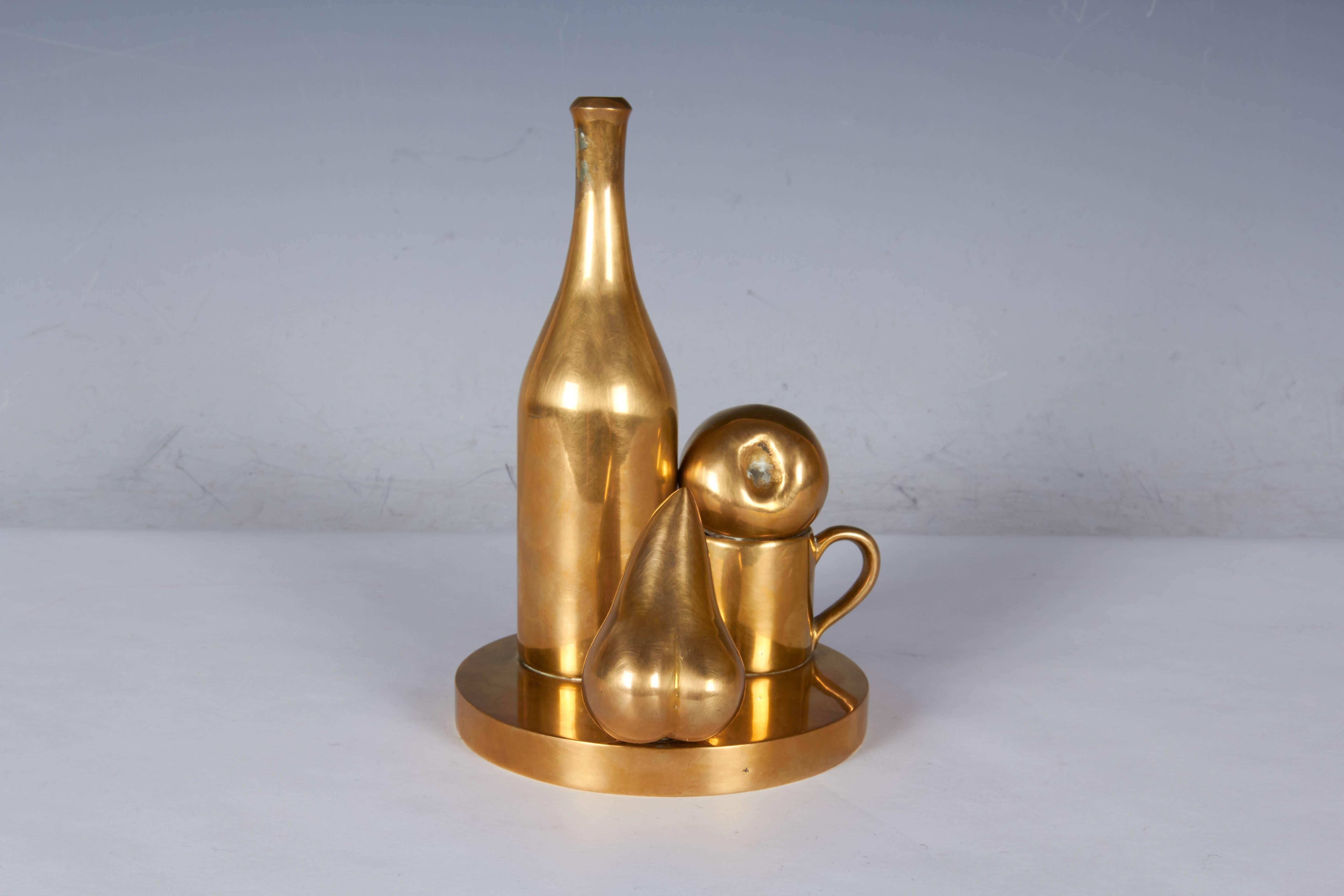 Paul Suttman (American, 1933-1993) was widely known as a representational artist, working within a variety of mediums and styles, eventually travelling to Italy and France to pursue studies in bronze-casting. During the 1970s he had begun creating