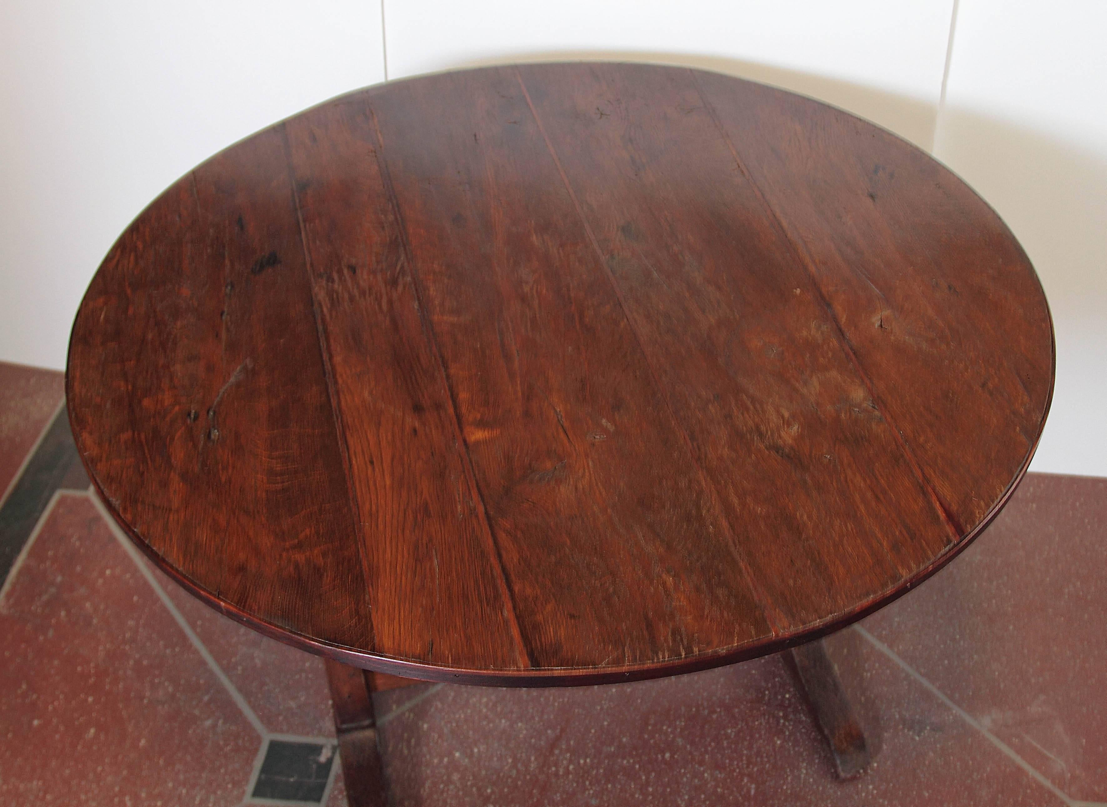 19th Century French Oak Wine Tasting Table 2