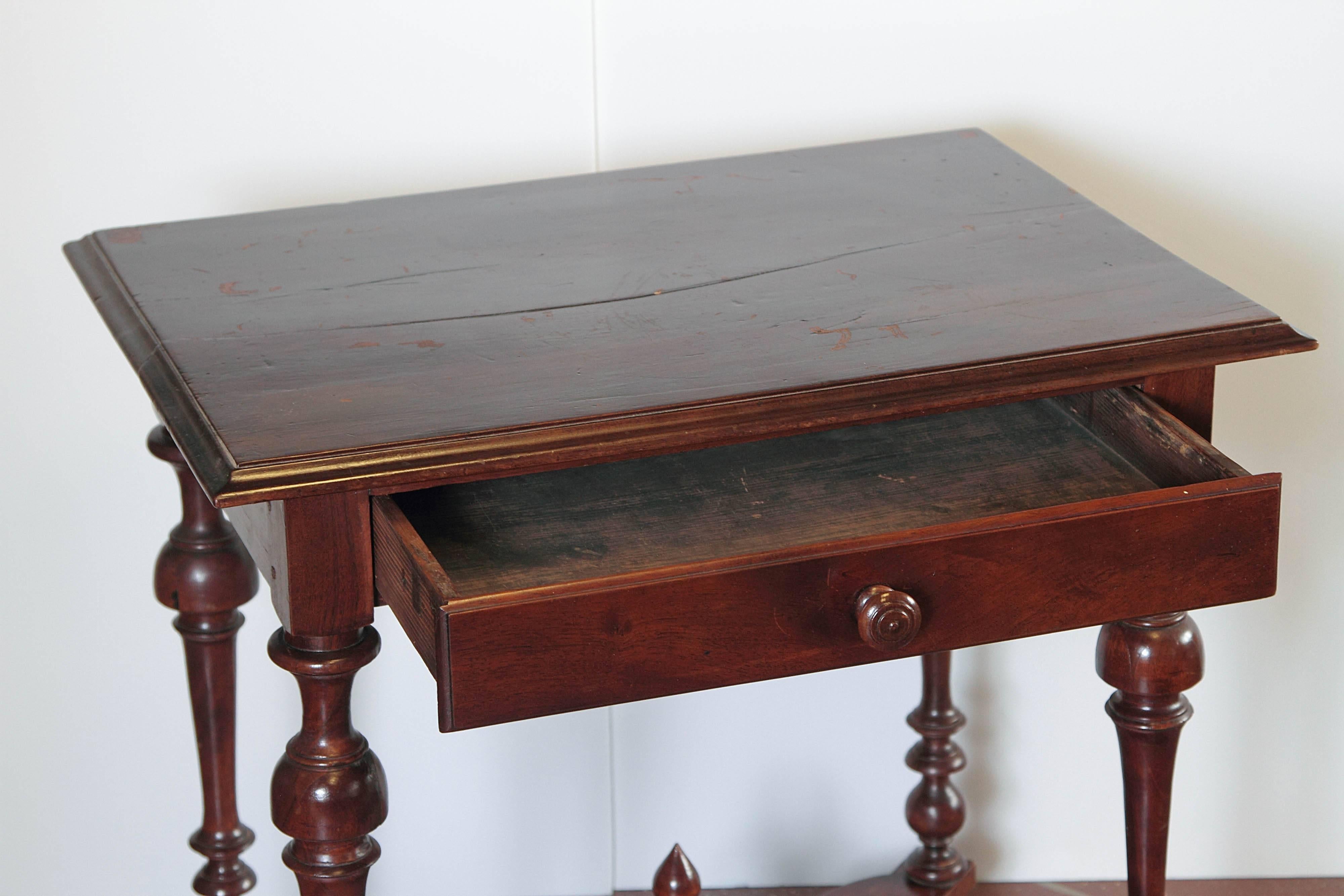Joinery French Louis XVIII Style Walnut Table For Sale
