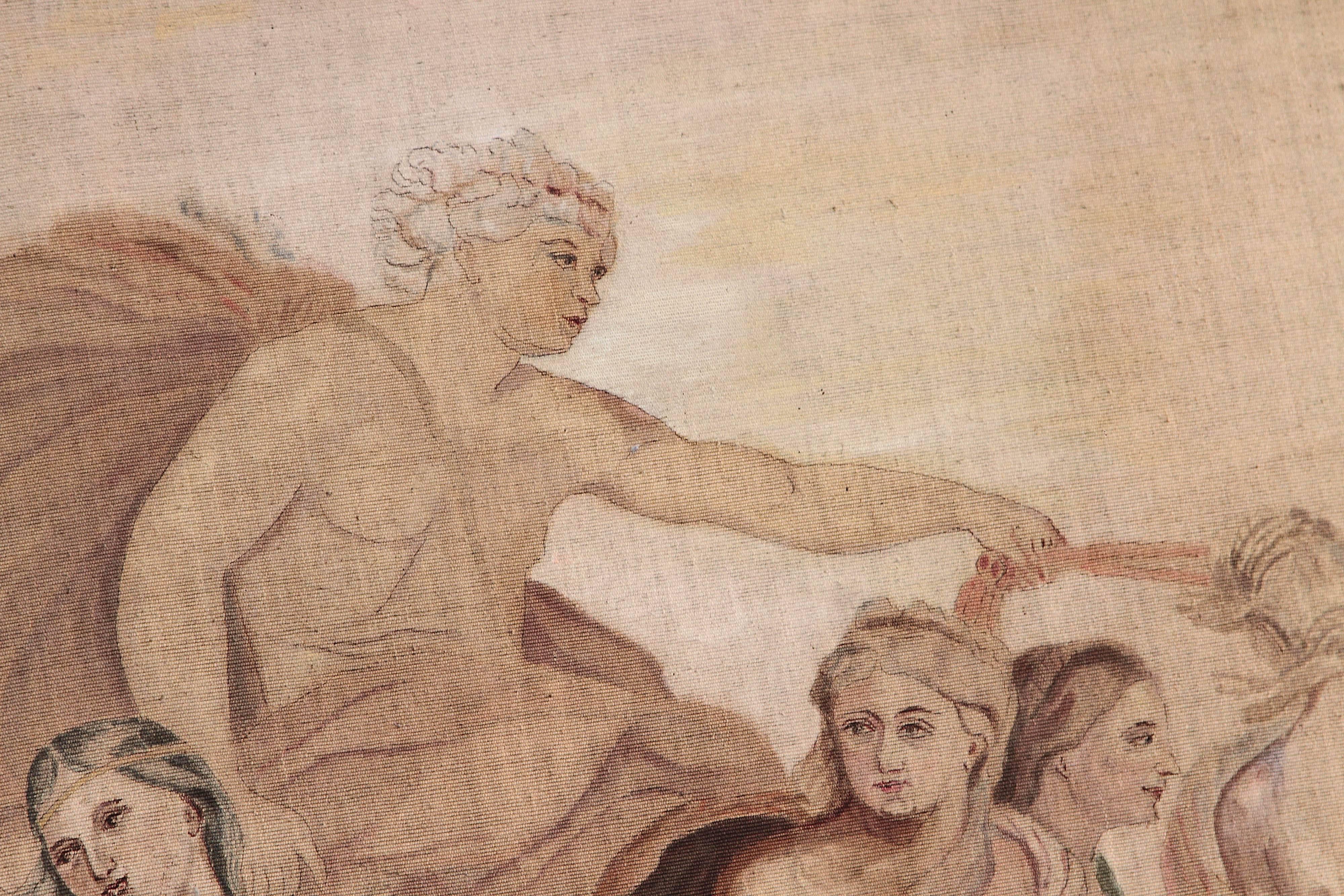 19th Century Allegorical Painting In Good Condition In Dallas, TX