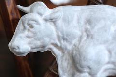 Zinc Cow Sign from French Butcher Shop