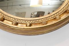 19th Century Convex Mirror with Original Glass