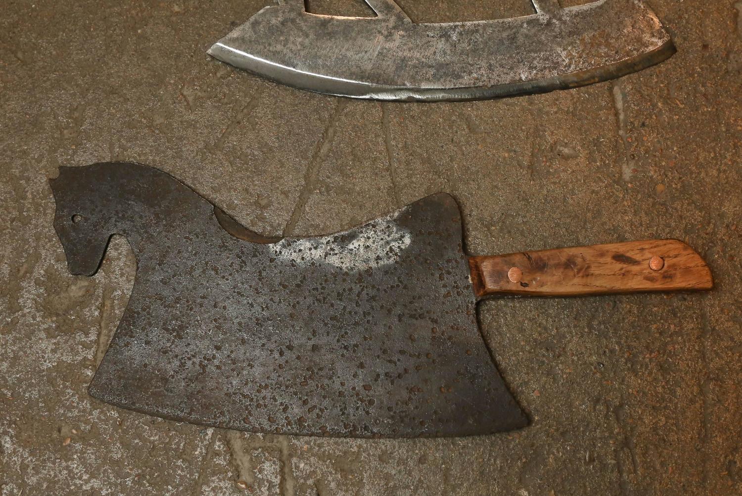 Antique 19th Century French Animal Cleavers For Sale at 1stdibs