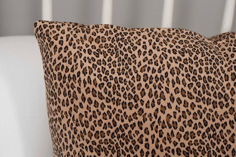 A Pair Cheetah Print Pillows For Sale at 1stDibs