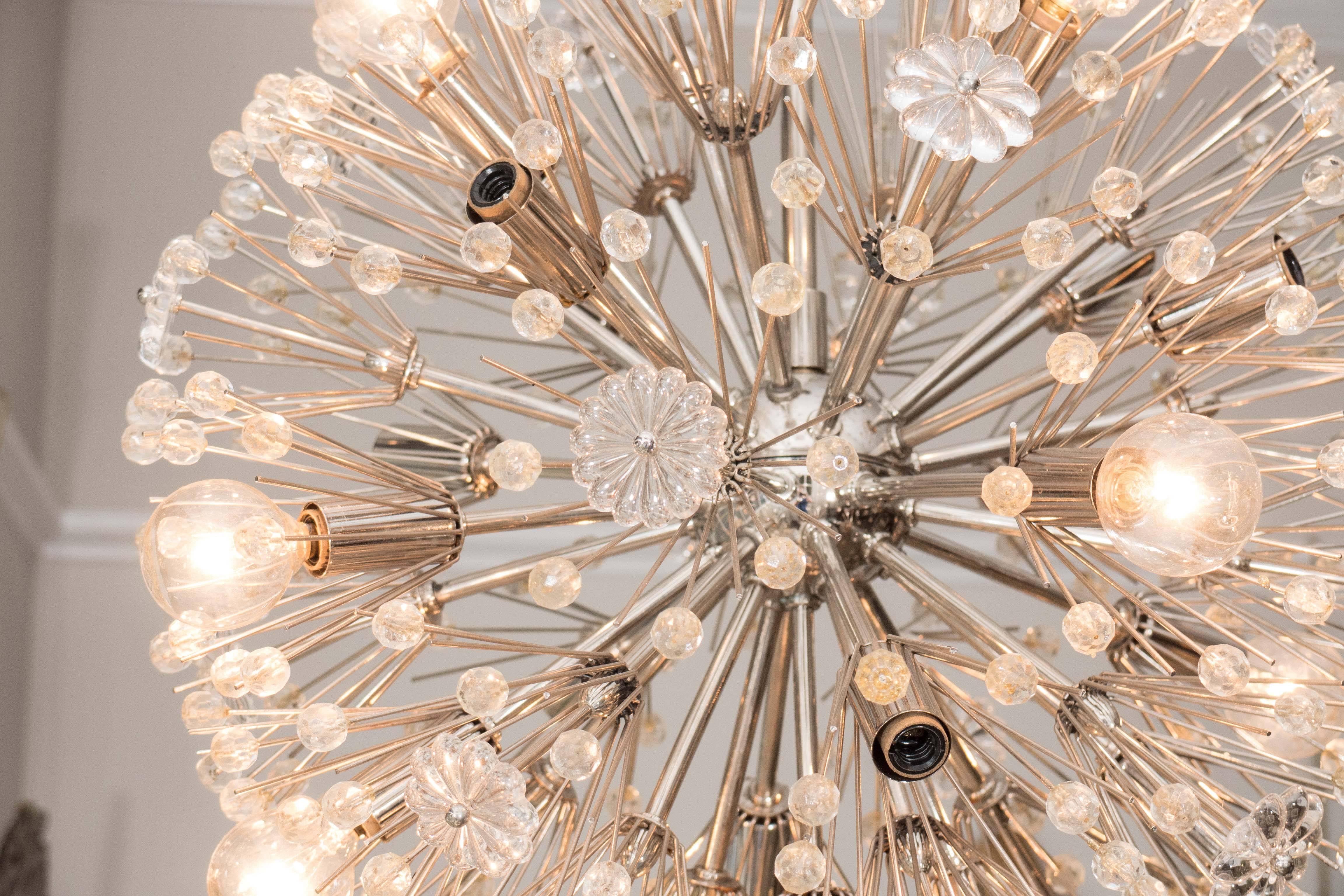 Austrian Sputnik Twelve-Arm Chandelier