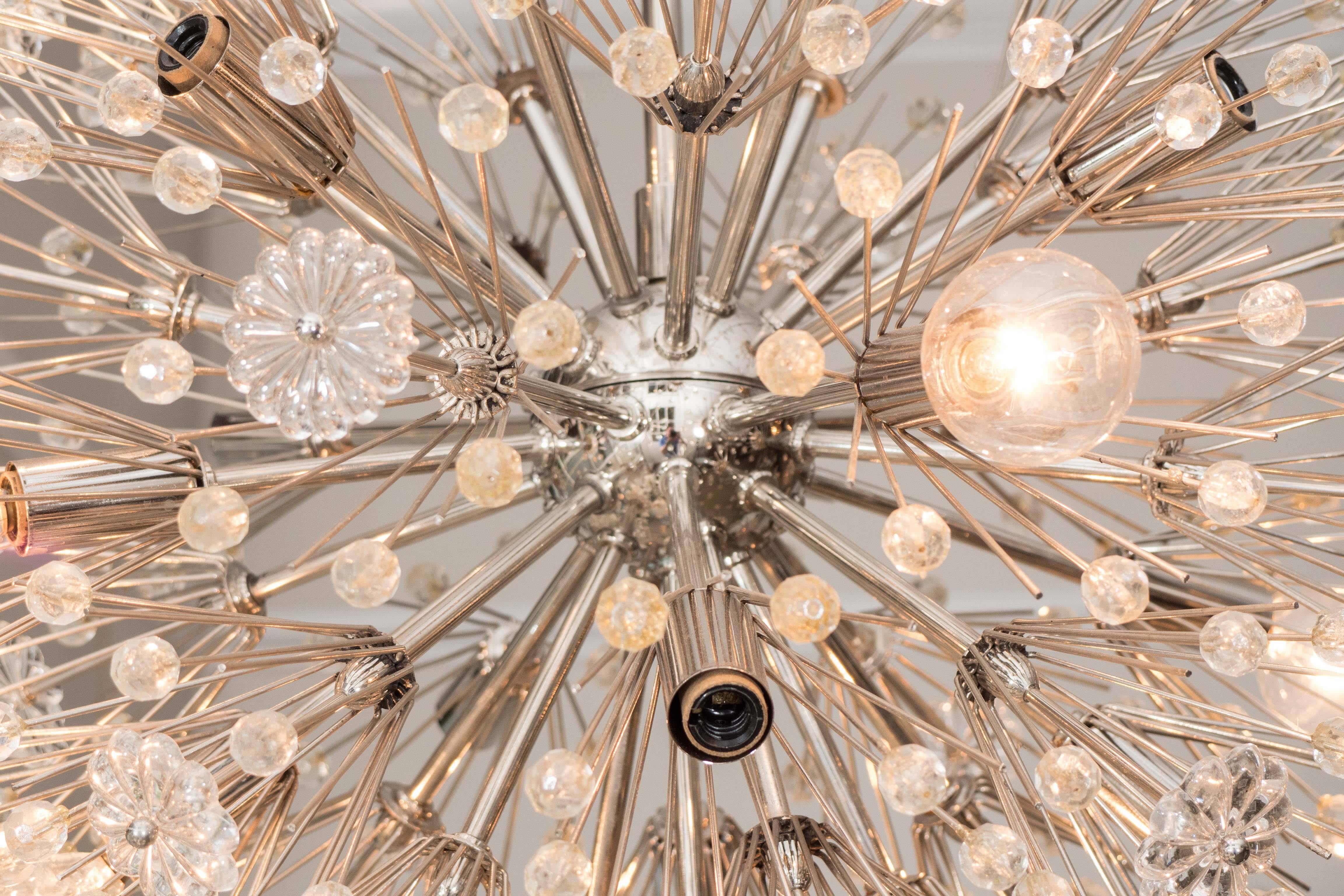 Sputnik Twelve-Arm Chandelier In Excellent Condition In New York, NY