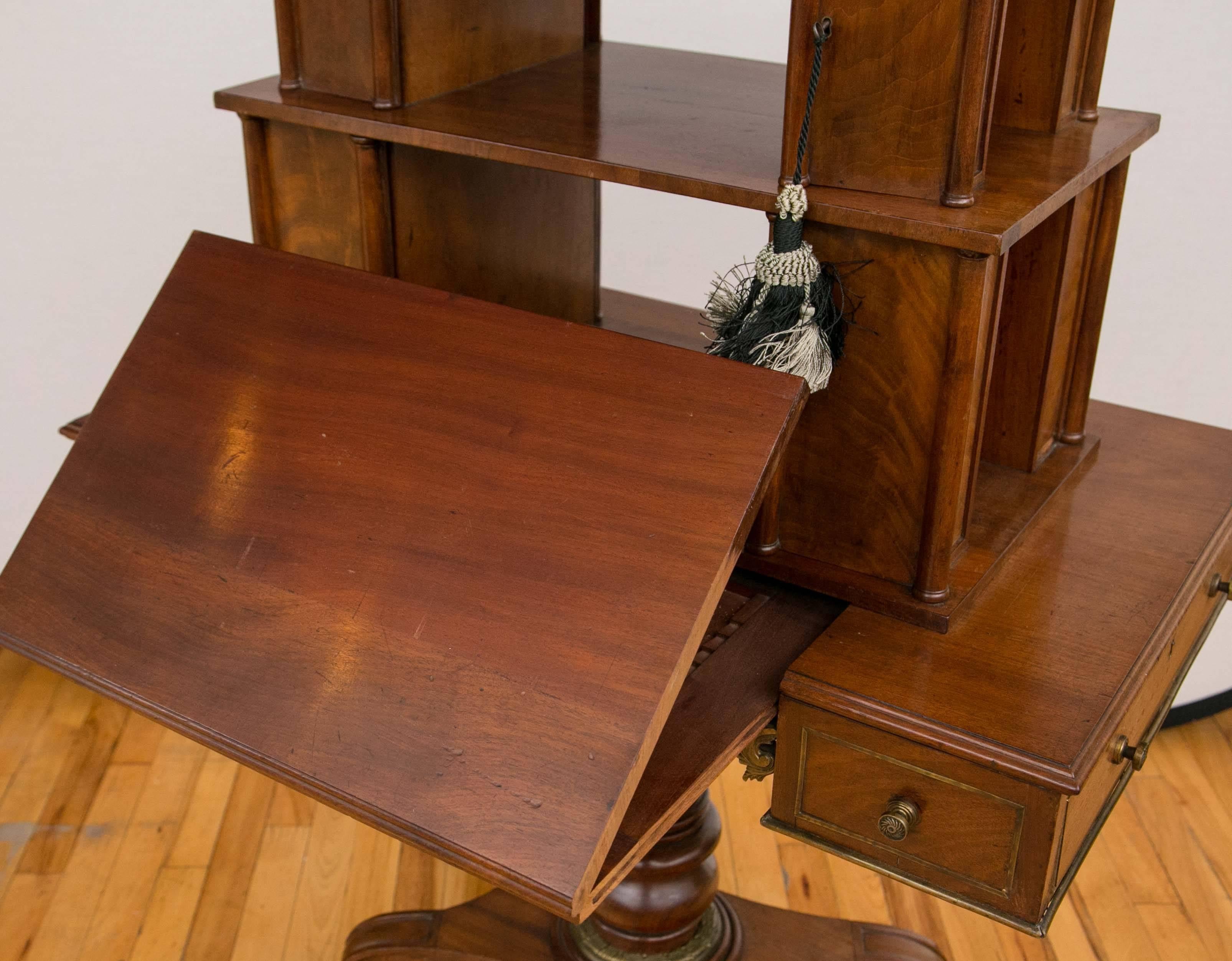Early 19th Century Regency Period Mahogany Bonheur du Jour Desk