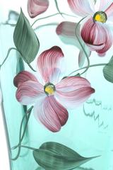 "Fenton" Art Glass Hand-Painted Vase, Signed "Fenton Hand-Painted by T Anderson"