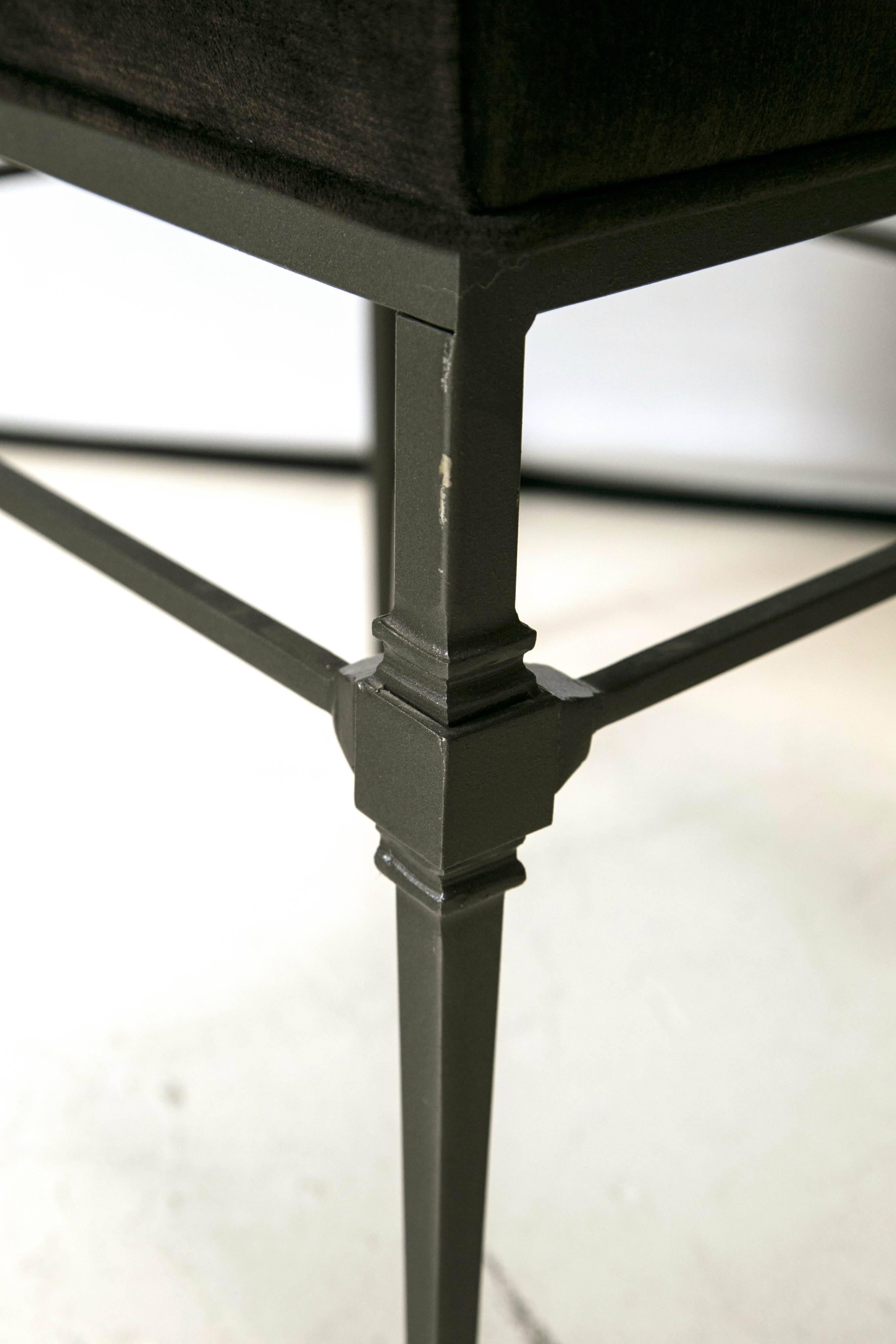 Wrought Iron Benches or Stools In Good Condition In Stamford, CT