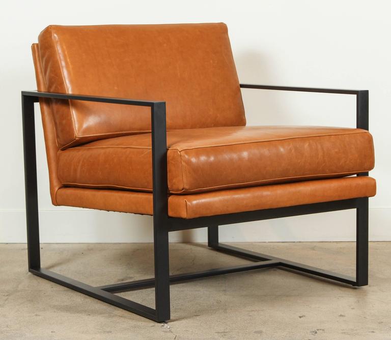 Leather Box Chairs by LawsonFenning For Sale at 1stdibs