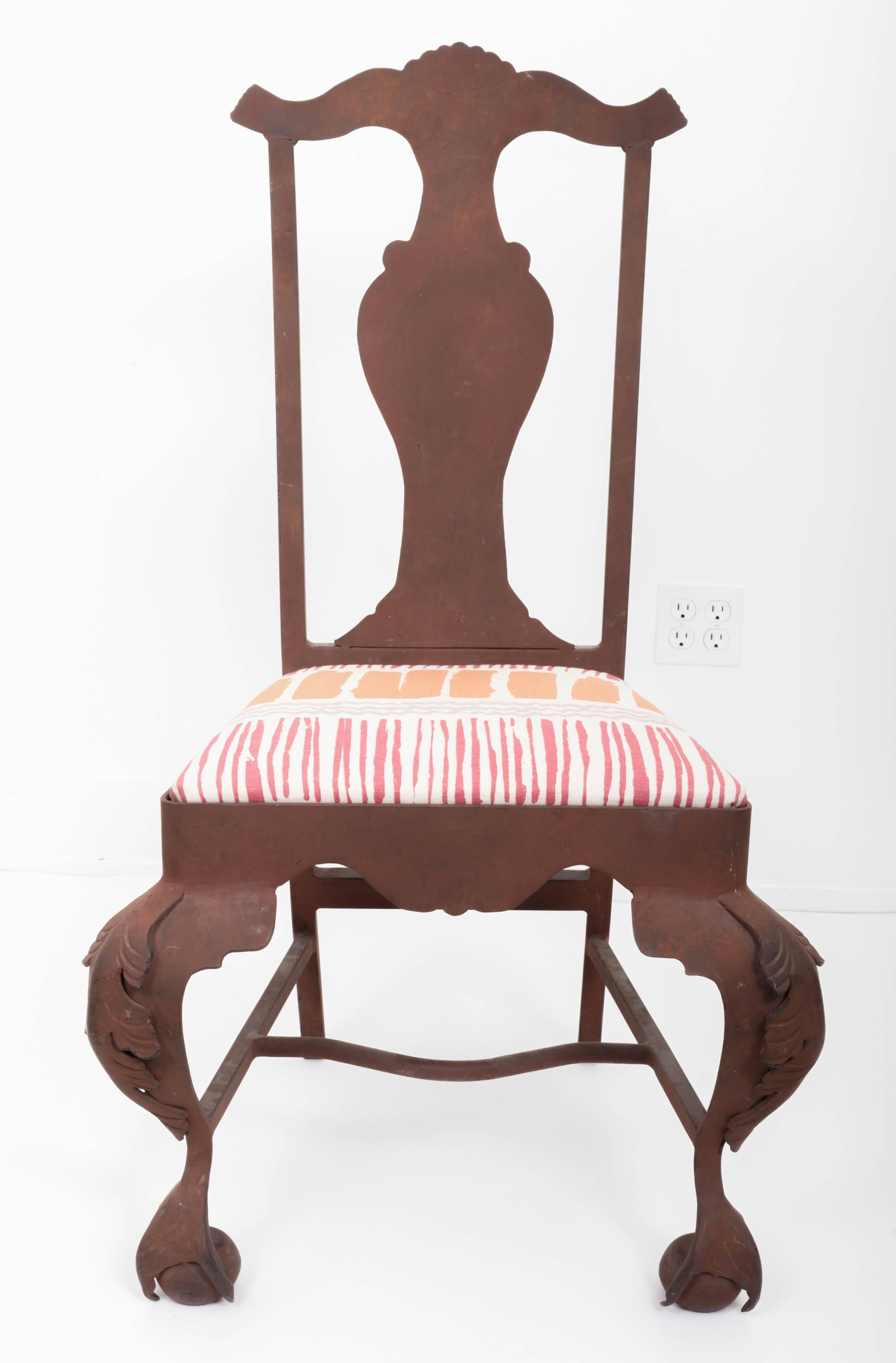 American Iron Queen Anne Chair