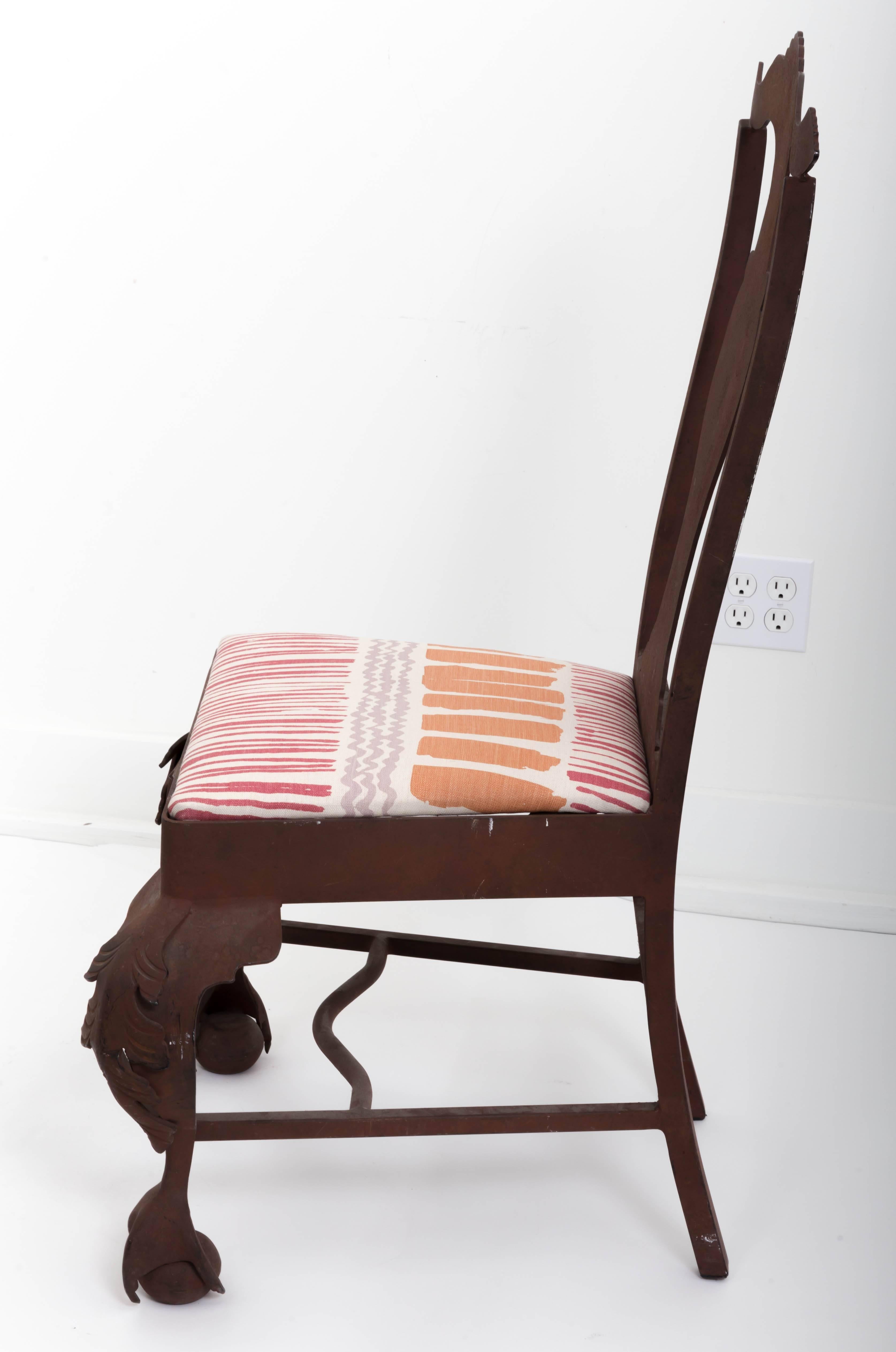 Iron Queen Anne Chair 1