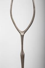 Charles et Fils Bronze with Silvered Finish Lady Floor Lamp