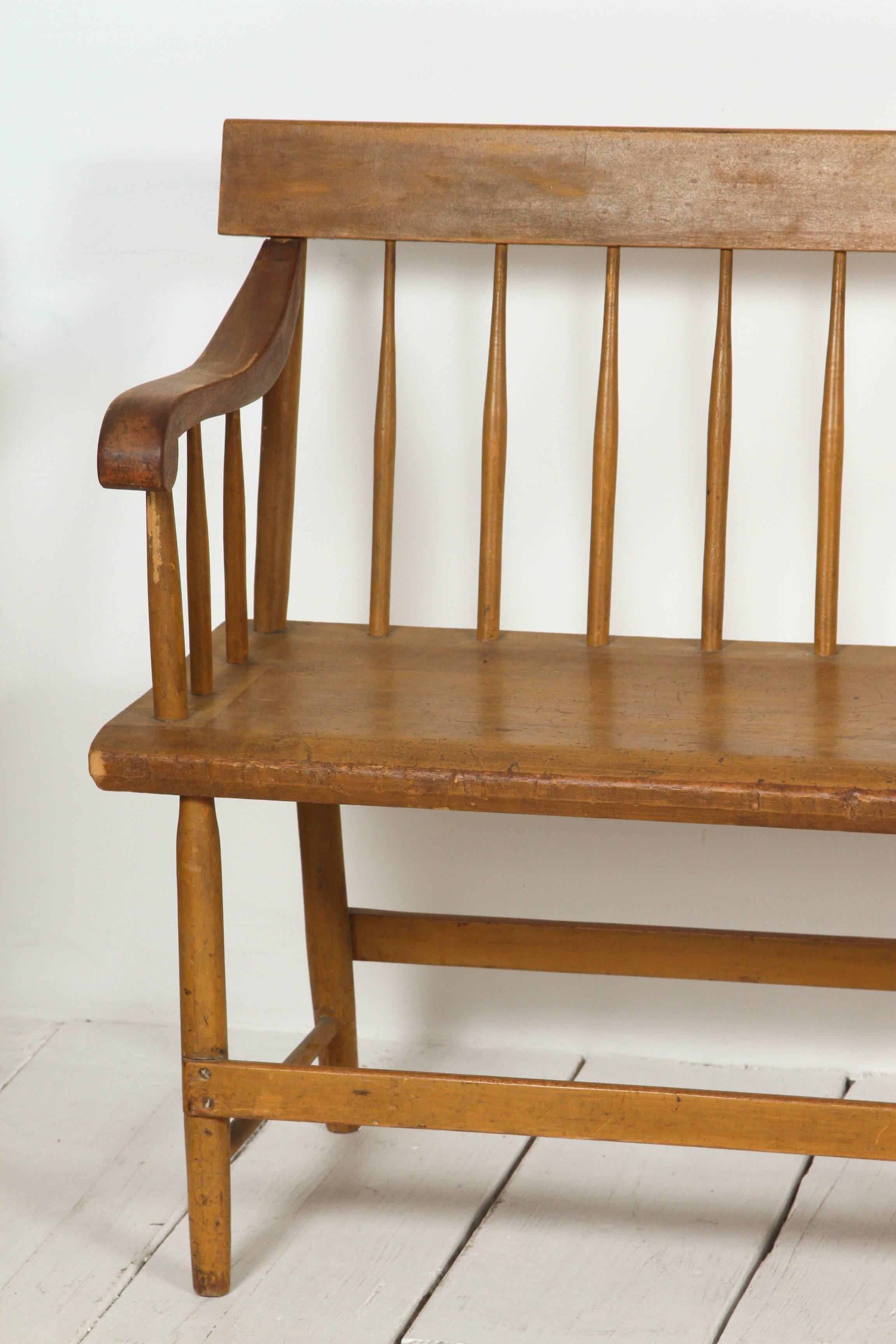 Classic eight long farm style deacon bench. Great for large entryway or with large farm style table.