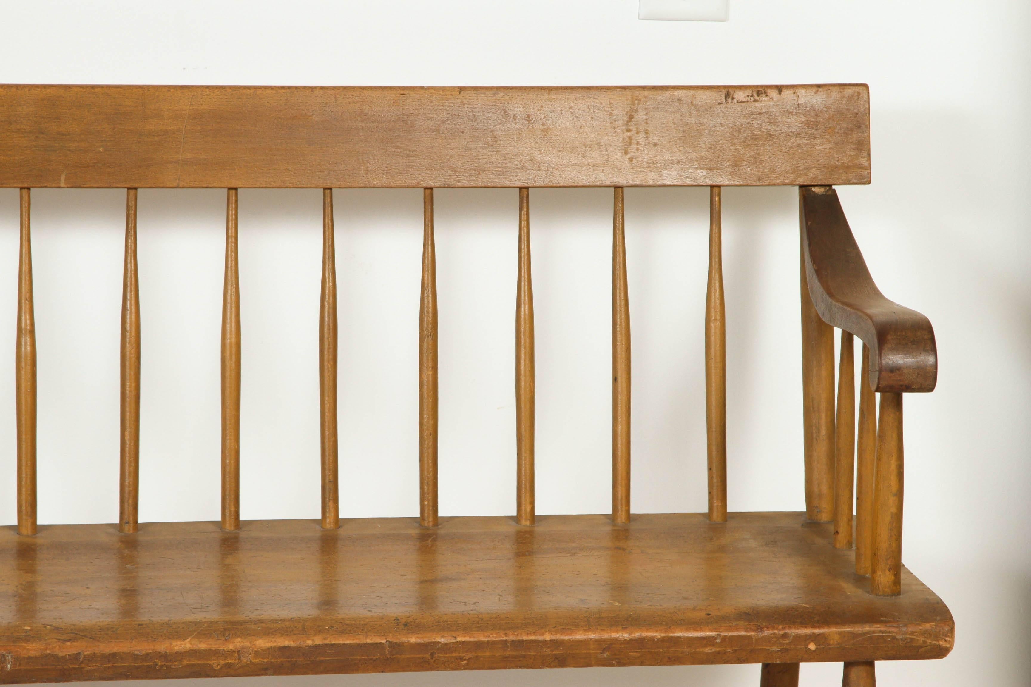 long bench with back