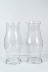 A Pair of English or American Handblown Hurricane Shades, 19th Century