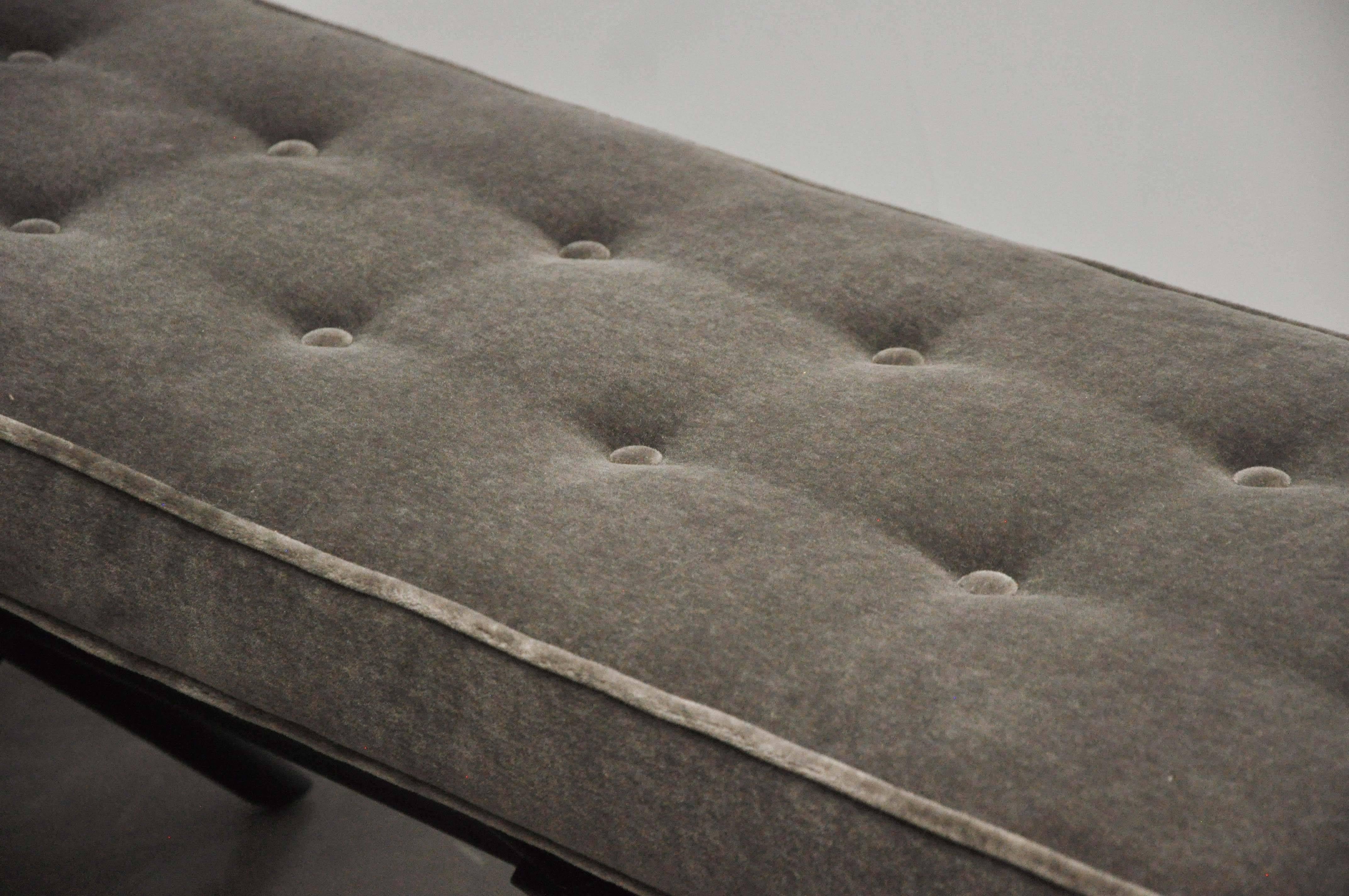 American T.H. Robsjohn-Gibbings Triple X-Base Bench