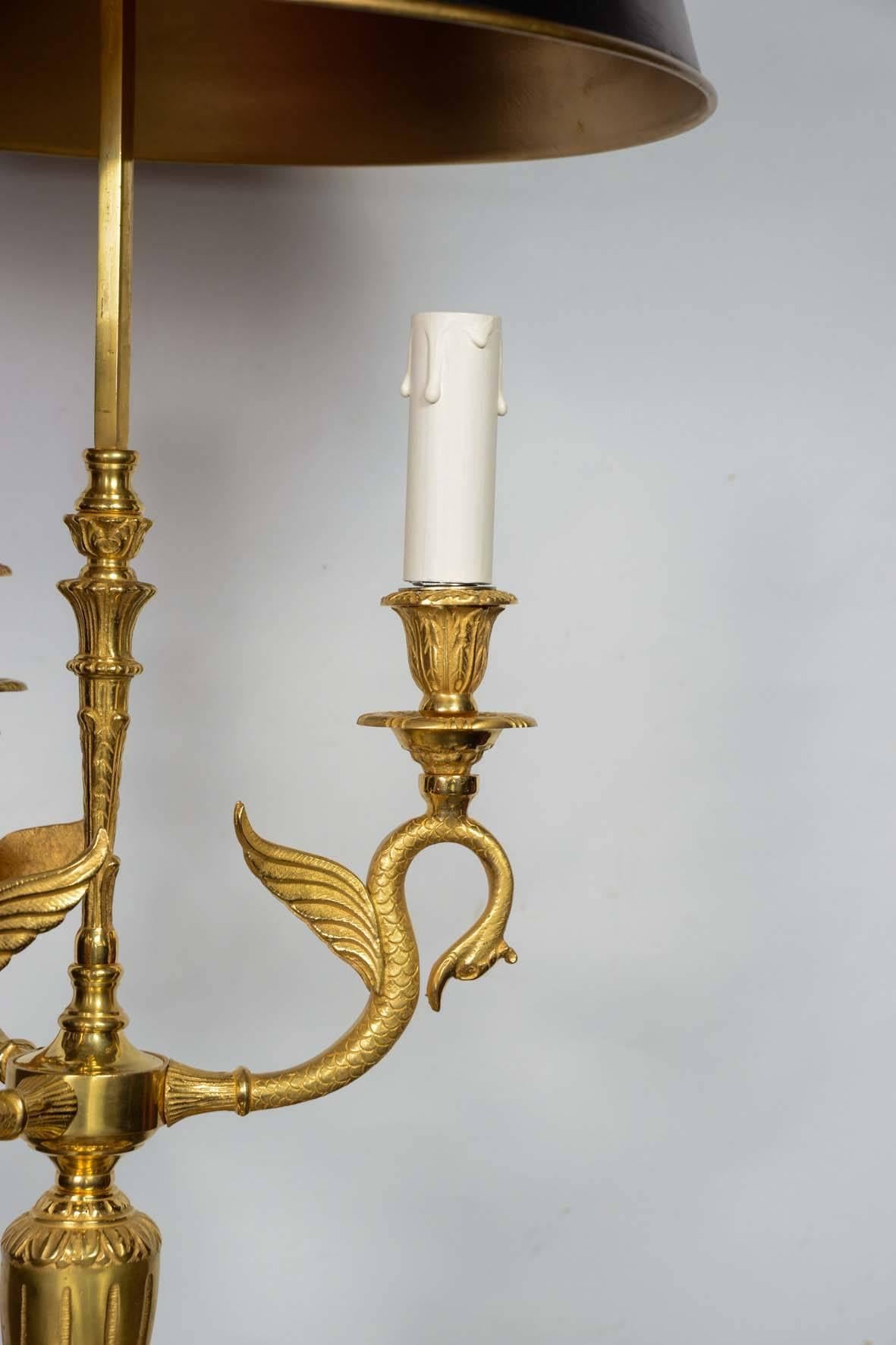 19th Century Pair of Gorgeous Bouillotte Lamp For Sale