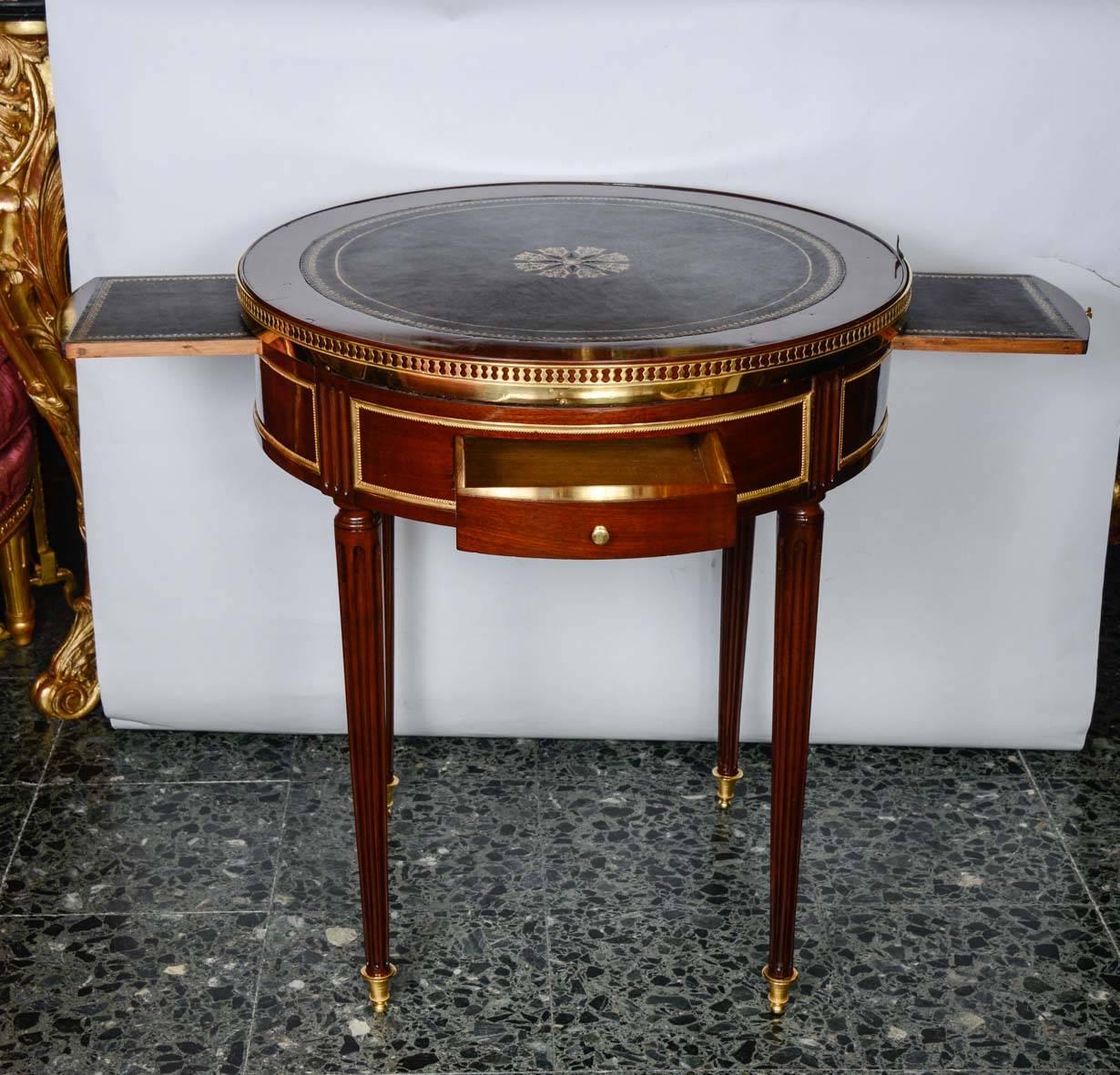 Gilt Louis XVI Bouillotte Table For Sale